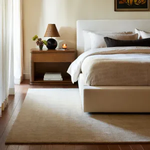 Ковер Arrel из смеси шерсти с пятнистым рисунком nuLOOM, 183x274 см, песочный