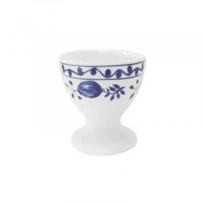 Чашка для яиц с луковым узором Розелла на ноге Kahla, белый синий