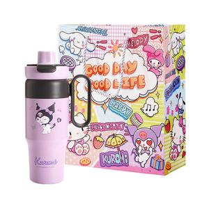 Термостакан Sanrio, Kuromi (Cup Brush + Straw Brush + Gift Bag)