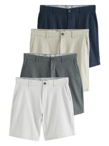 Обычные брюки-чинос Next, цвет Beige/Navy/Grey/Light grey