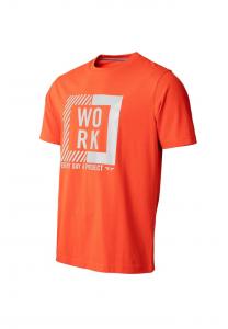 Футболка рабочая с логотипом Hero By John Medoox, оранжевый