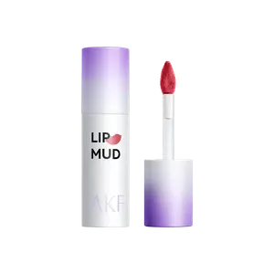 Бальзам для губ Lip Mud в обновленной упаковке, матовый, легко растушевывается, устойчив к смазыванию, создает эффект нюдового макияжа AKF, M14 Berry Sake