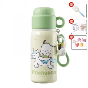 Термокружка Крышка Fun Cup 460 мл Sanrio, Pochacco Dog Cup Brush+Sticker+3D Sticker