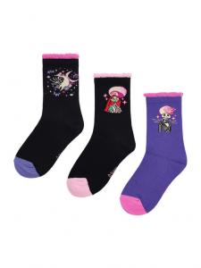 Короткие носки CEO-ACCCS-AW25-335NBC(3-PACK) Nightmare Before Christmas, черный