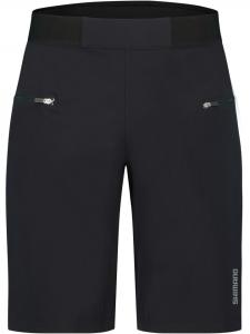 SHIMANO Велосипедные/походные шорты INIZIO TRAIL, черные