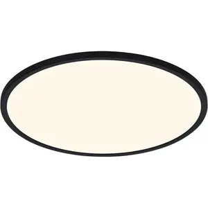 Светодиодный потолочный светильник Oja 42 IP20 3000/4000K LED-модуль 1 шт. теплый белый - холодный белый Nordlux, черный