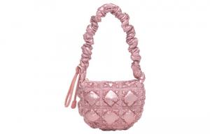 CARLYN Нейлоновая наплечная сумка через плечо женская розовая, Rose Pink