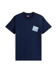 Рубашка Tommy Jeans, синий/темно-синий