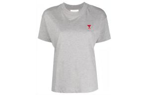 Футболка с рукавом дроп-шоулдер женская серая AMIPARIS, серый