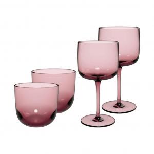 Нравиться. Набор бокалов для вина и воды Like Glass от Villeroy & Boch, 4 шт. Grape - DS