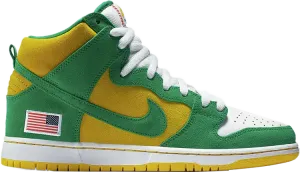 Кроссовки Nike Dunk High Pro SB 'Oakland Athletics', зеленый