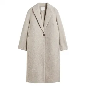 Пальто H&M Oversized, бежевый