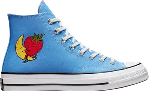 Кроссовки Converse Sky High Farm Workwear x Chuck 70 High Strawberry Moon - University Blue, синий