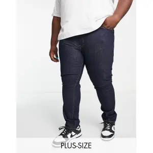 Темно-синие тонкие зауженные кеды Levi's Big & Tall 512