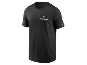 Мужская футболка new orleans saints local phrase Nike, черный