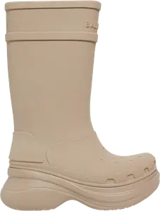 Ботинки Crocs x Balenciaga Clog Boot 2.0 Beige, коричневый