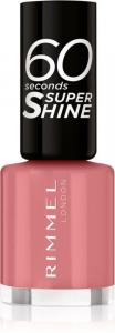 Лак для ногтей Rimmel 60 Seconds Super Shine, оттенок 235 Preppy In Pink 8 мл