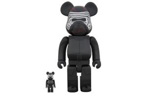 Виниловая фигурка Be@rbrick X Star Wars Kylo Ren Black, 30 см + 7 см