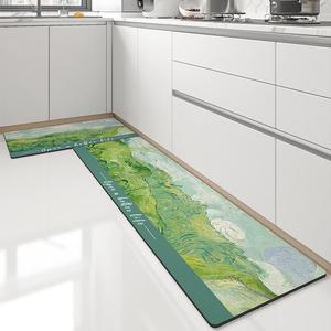 Dajiang Ковер 45х150 см для ванной/кухни, впитывающий, нескользящий, маслостойкий