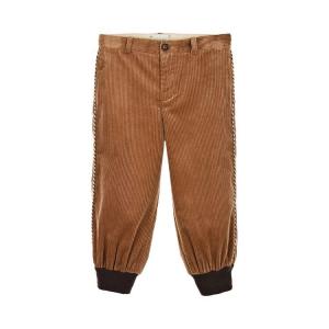 Джоггеры Gucci Kids Corduroy Joggers, Brown