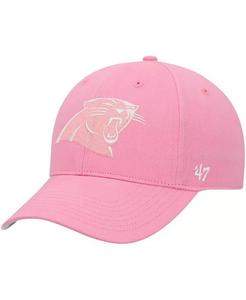 Регулируемая шапка Big Girls Pink Carolina Panthers Rose MVP '47 Brand, розовый