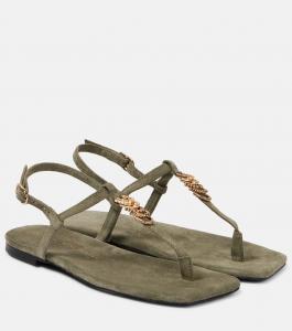 Замшевые сандалии Suede Sensation Dorothee Schumacher, Soft Green