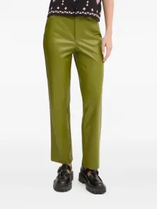 Брюки с вышивкой и карманами NEVER FULLY DRESSED, зеленый