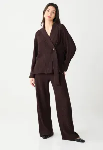 Широкие полосатые брюки с высокой талией Jimmy Key, Bitter Brown