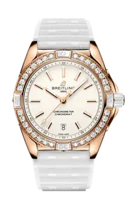 Часы Breitling Super chronomat automatic origins из золота с бриллиантами 38 мм