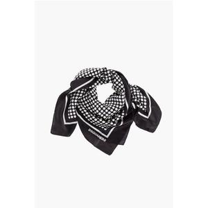 Шелковый платок в горошек Dsquared2, White
