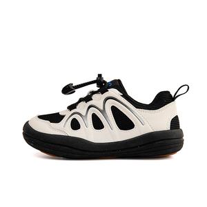 Прочные дышащие низкие кроссовки Pepco для детей Banner the Piggy, бежевый/черный