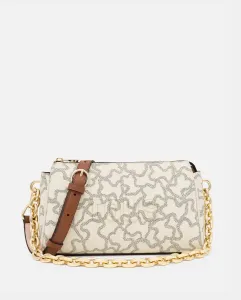 Сумка через плечо Kaos Icon черного цвета с логотипом Tous, бежевый