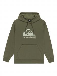 QUIKSILVER Спортивный свитшот 'Comp Logo' в коричневом цвете