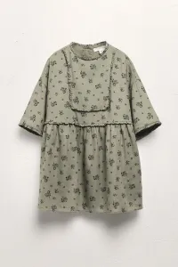 Zara Платье с цветочным принтом и оборками, лимитированная серия, 6-10 лет