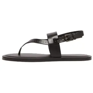 Женские черные сандалии на одной застежке MaxMara, Original Shoe Box Included