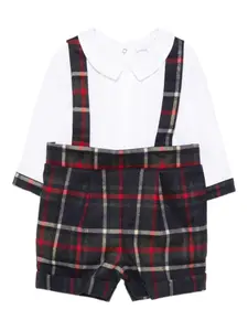 Комбинезон в клетку тартан Patachou, синий