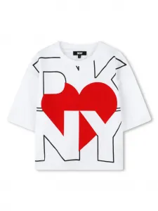Футболка с логотипом Dkny Kids, белый