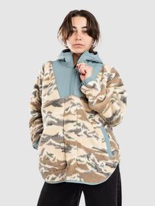 Пуловер Passenger Beaumont Recylced Half-Zip Fleece Pullover, mount scenic oatmeal