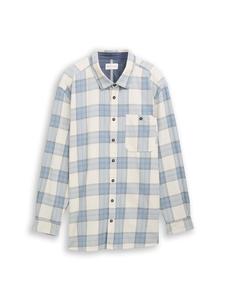 Рубашка на пуговицах классического кроя TOM TAILOR Men +, Sky Blue/Light Blue/Off White