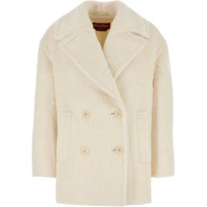 Двубортное пальто Max Mara Studio Slam MaxMara Studio, экрю