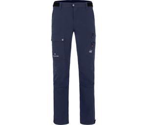 BERGSON Штаны для походов, универсальные, много карманов, синие