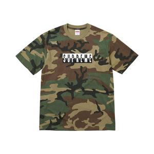 Футболка Supreme Split Tee, Woodland Camo