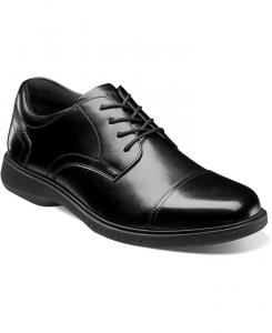Мужские оксфорды Kore Pro Cap Toe с технологией Slip Antisist Comfort Nunn Bush, черный