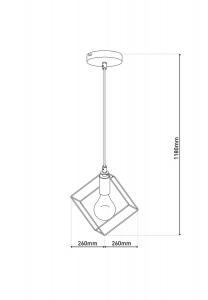 Подвесной светильник КАНТО Näve Leuchten, черный