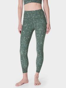 Супер мягкие леггинсы для йоги 7/8 дюйма Sweaty Betty, цвет Green Multi Speckle