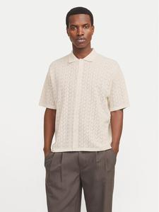 Свободная рубашка Tyler 12272863 Jack&Jones, экрю