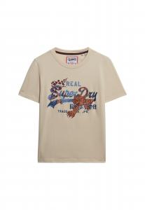 Superdry & Co Футболка в бежевом цвете