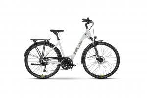 Треккинговый велосипед Husqvarna Towner B2 - 28 дюймов - Tiefeinsteiger - 2024, цвет Grau|light grey matt