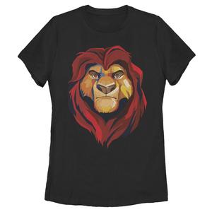 Футболка Disney's The Lion King Junior с рисунком Mufasa Licensed Character, черный