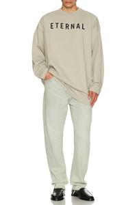 Вечная футболка с длинным рукавом Fear Of God, Dove Grey